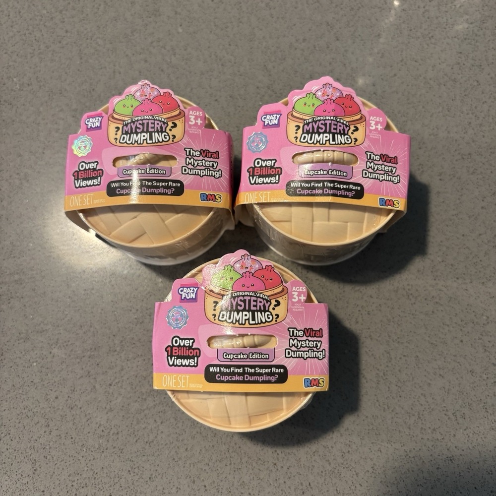 RMS Mystery Dumpling Cupcake Edition Set *BRAND NEW LOT OF 3*